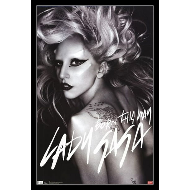 A4 Sections or Giant 1Piece Lady Gaga Giant Wall Art Poster Print A3